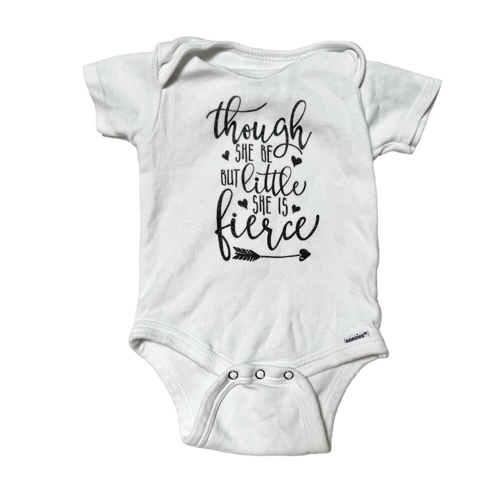 Shakespeare Quote Baby Onesie Size 3-6m